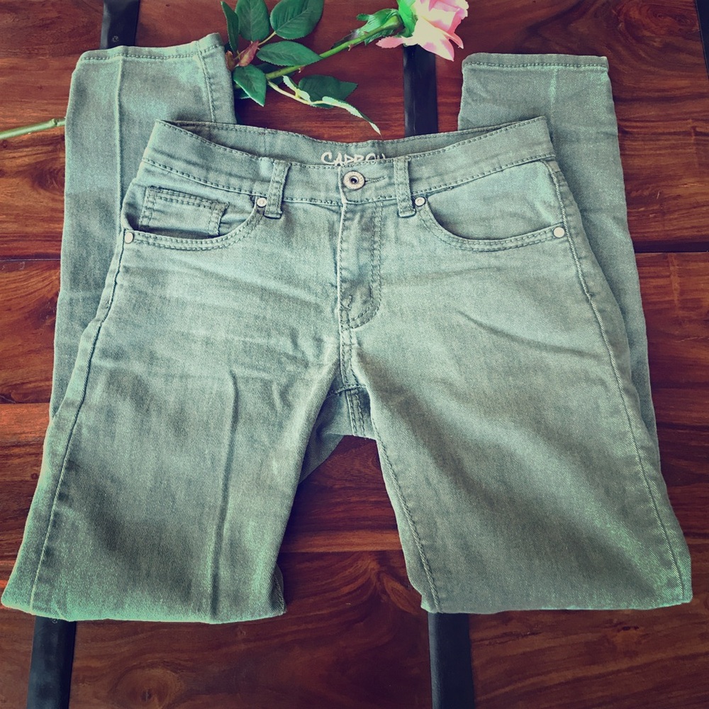 Carbon skinny jeans